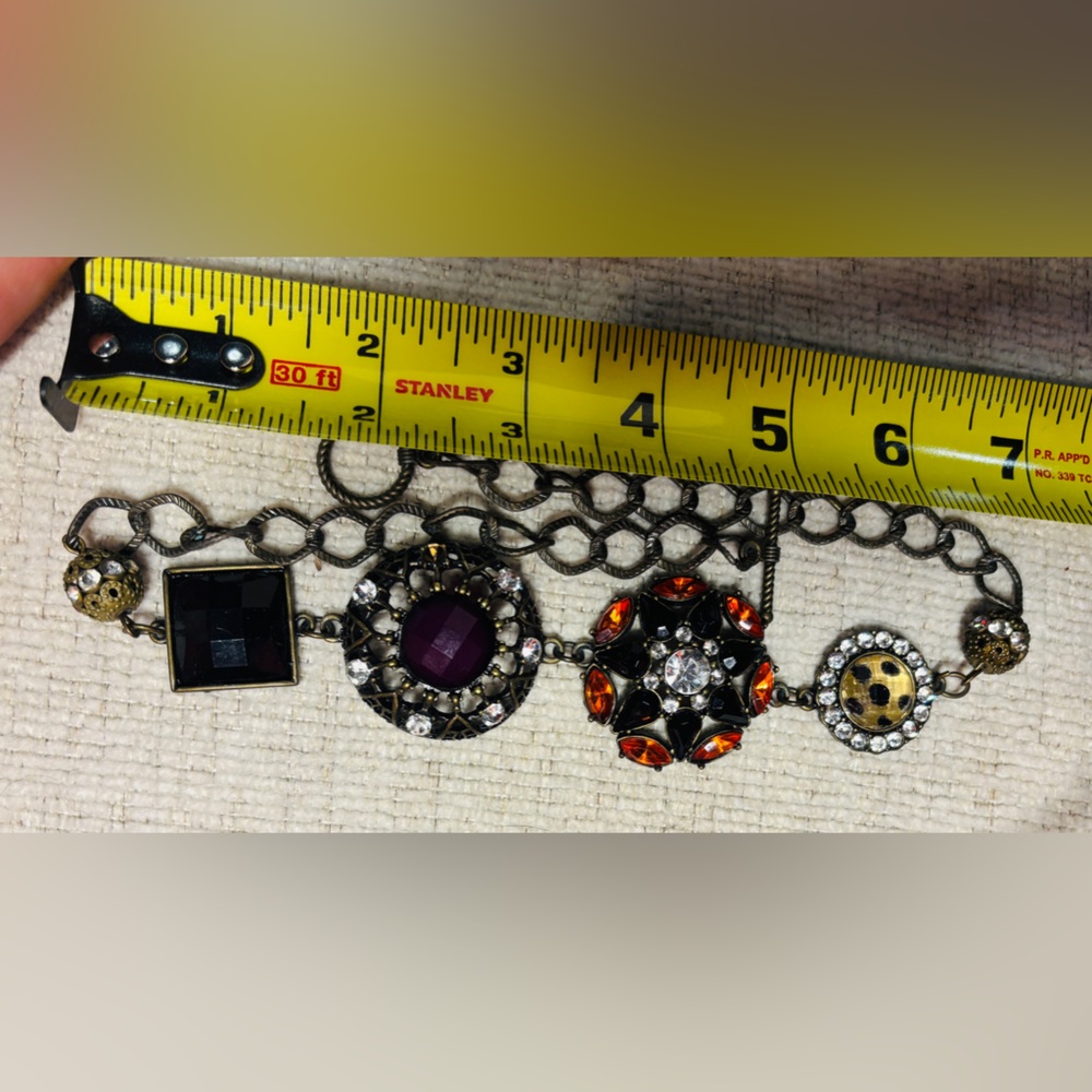 Multi-Color Statement Necklace - Picture 2 of 2